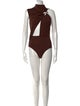 Christopher Esber Turtleneck Sleeveless Bodysuit