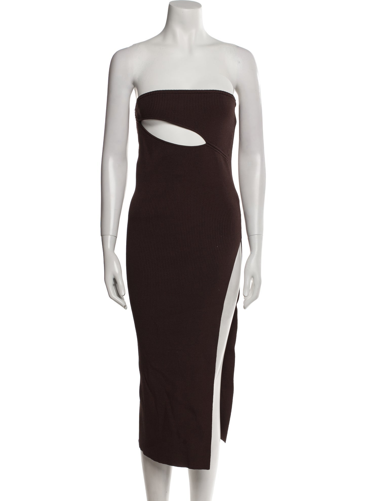 Christopher Esber Strapless Knee-Length Dress