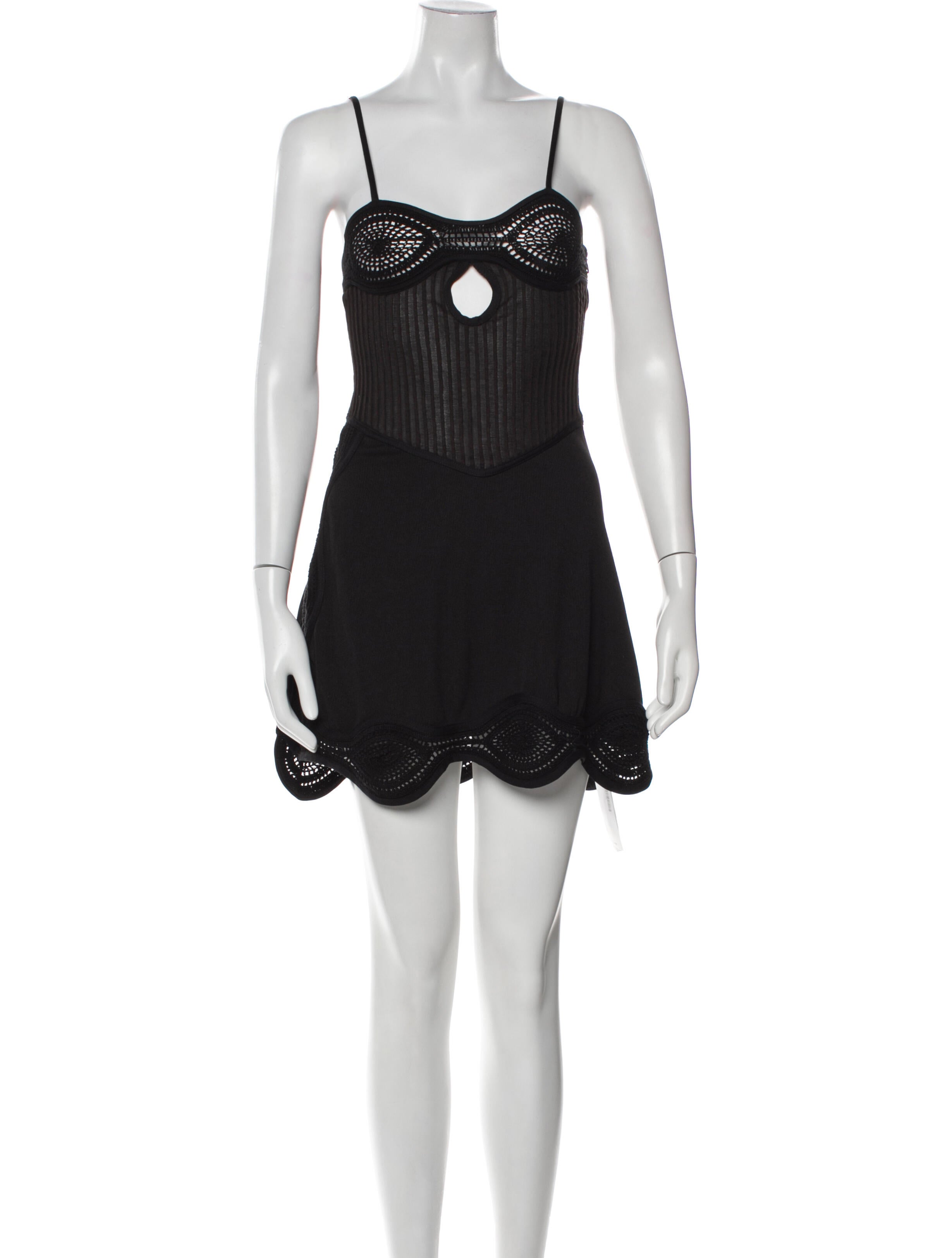 Christopher Esber Square Neckline Mini Dress