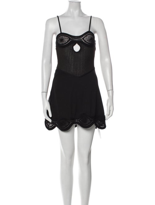 Christopher Esber Square Neckline Mini Dress