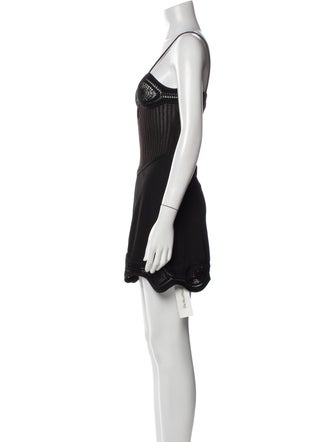 Christopher Esber Square Neckline Mini Dress