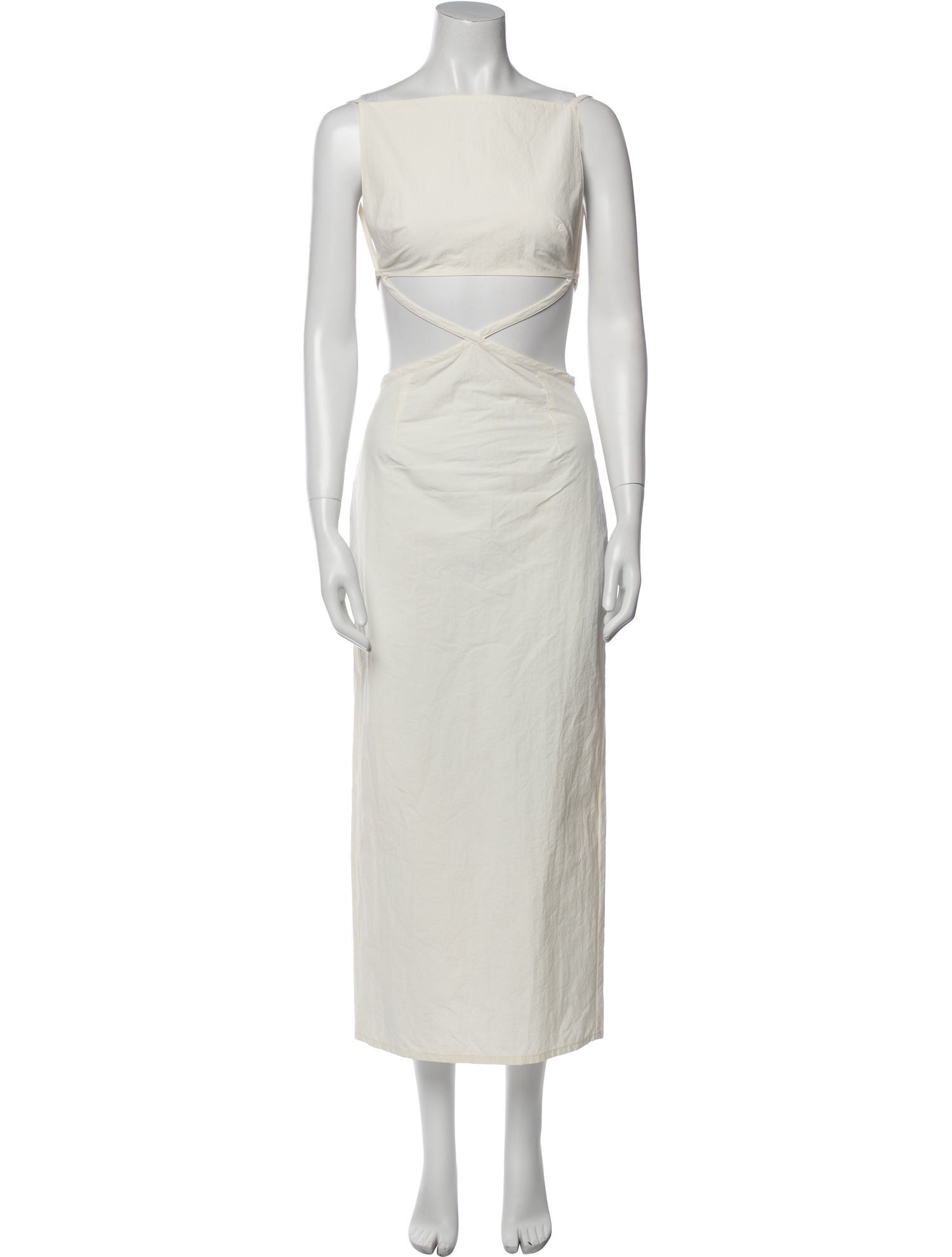 Christopher Esber Bateau Neckline Long Dress