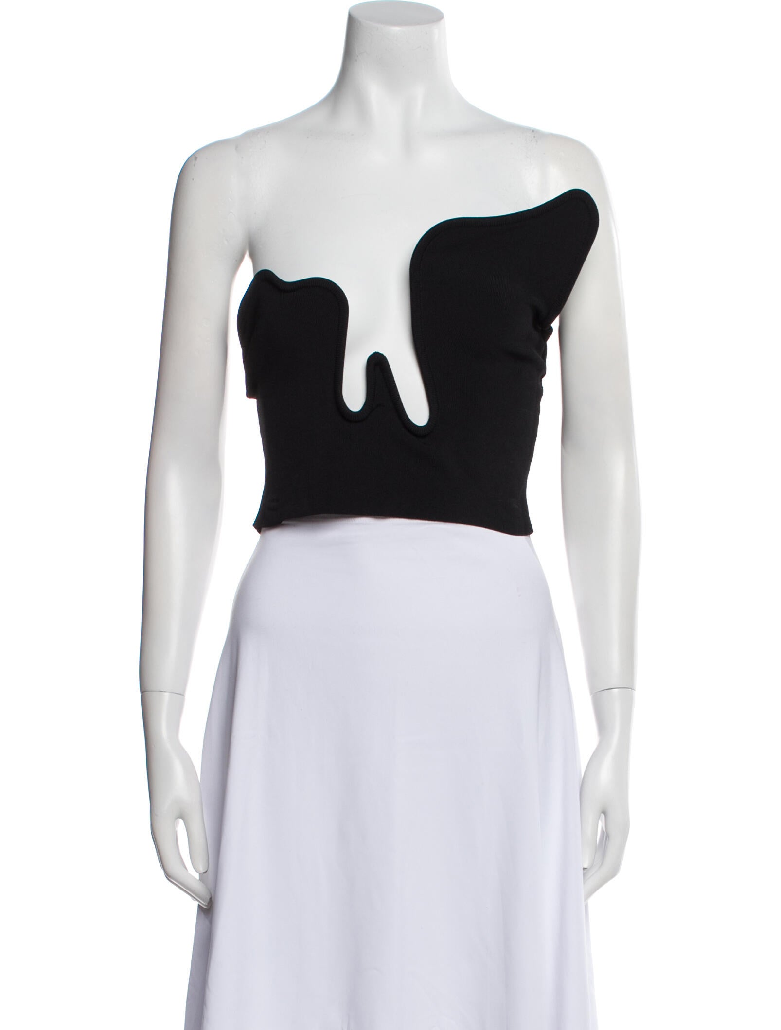 Christopher Esber Strapless Crop Top