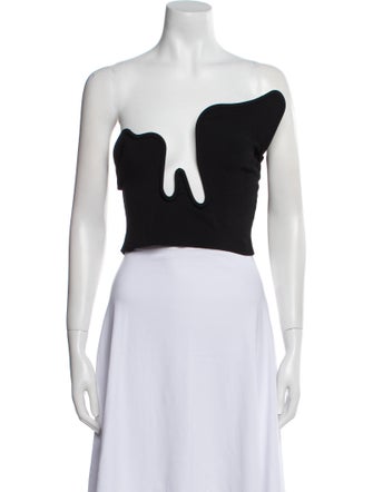 Christopher Esber Strapless Crop Top