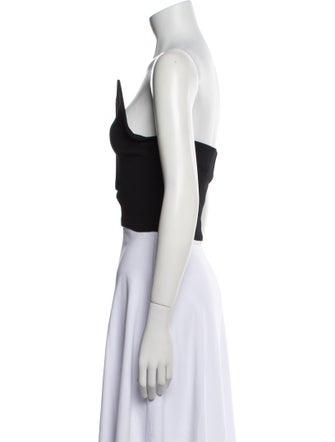 Christopher Esber Strapless Crop Top