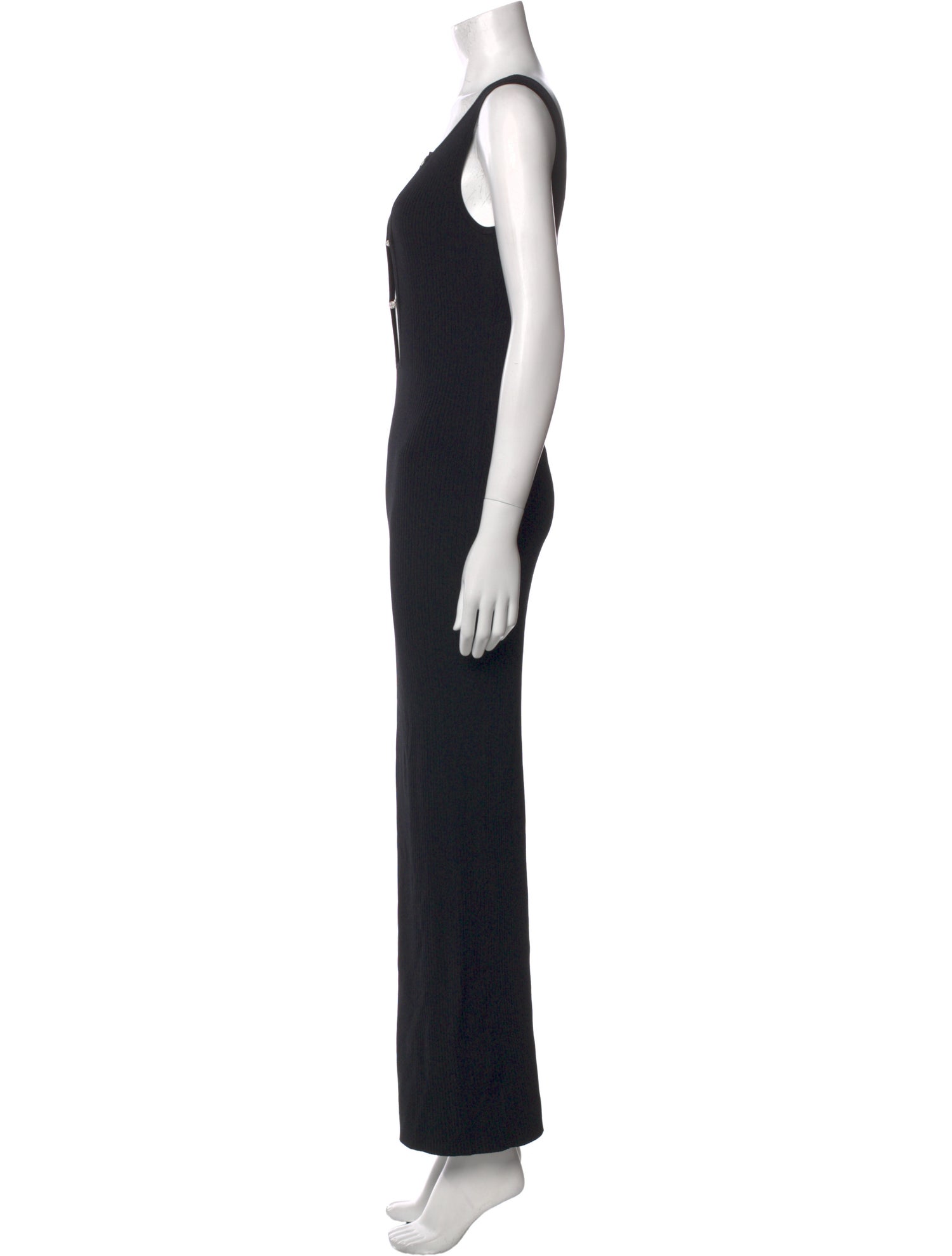 Christopher Esber Scoop Neck Long Dress