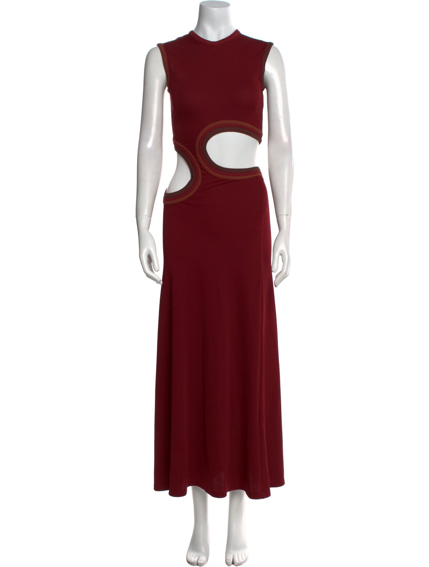 Christopher Esber Crew Neck Long Dress