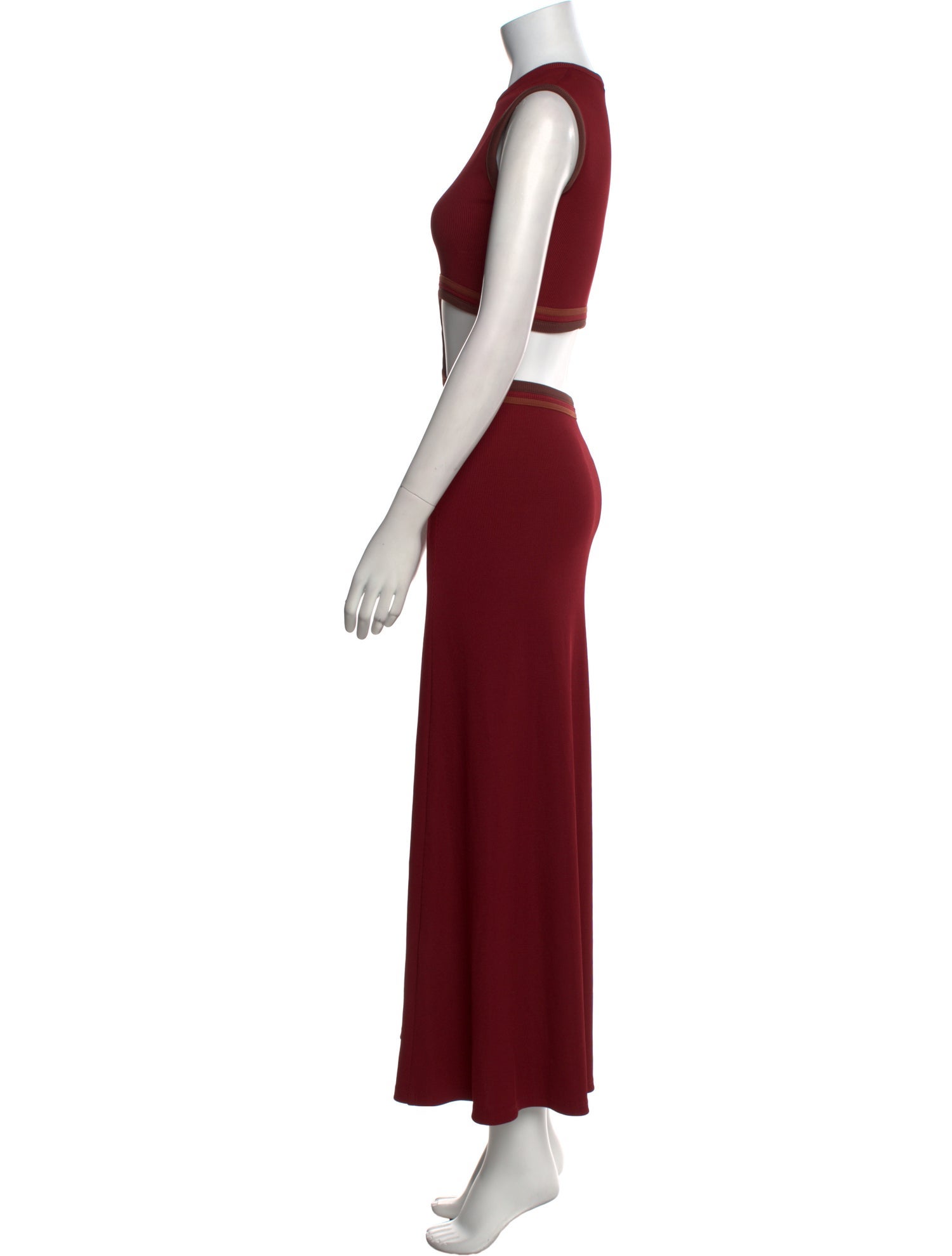 Christopher Esber Crew Neck Long Dress