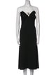Christopher Esber Strapless Midi Length Dress