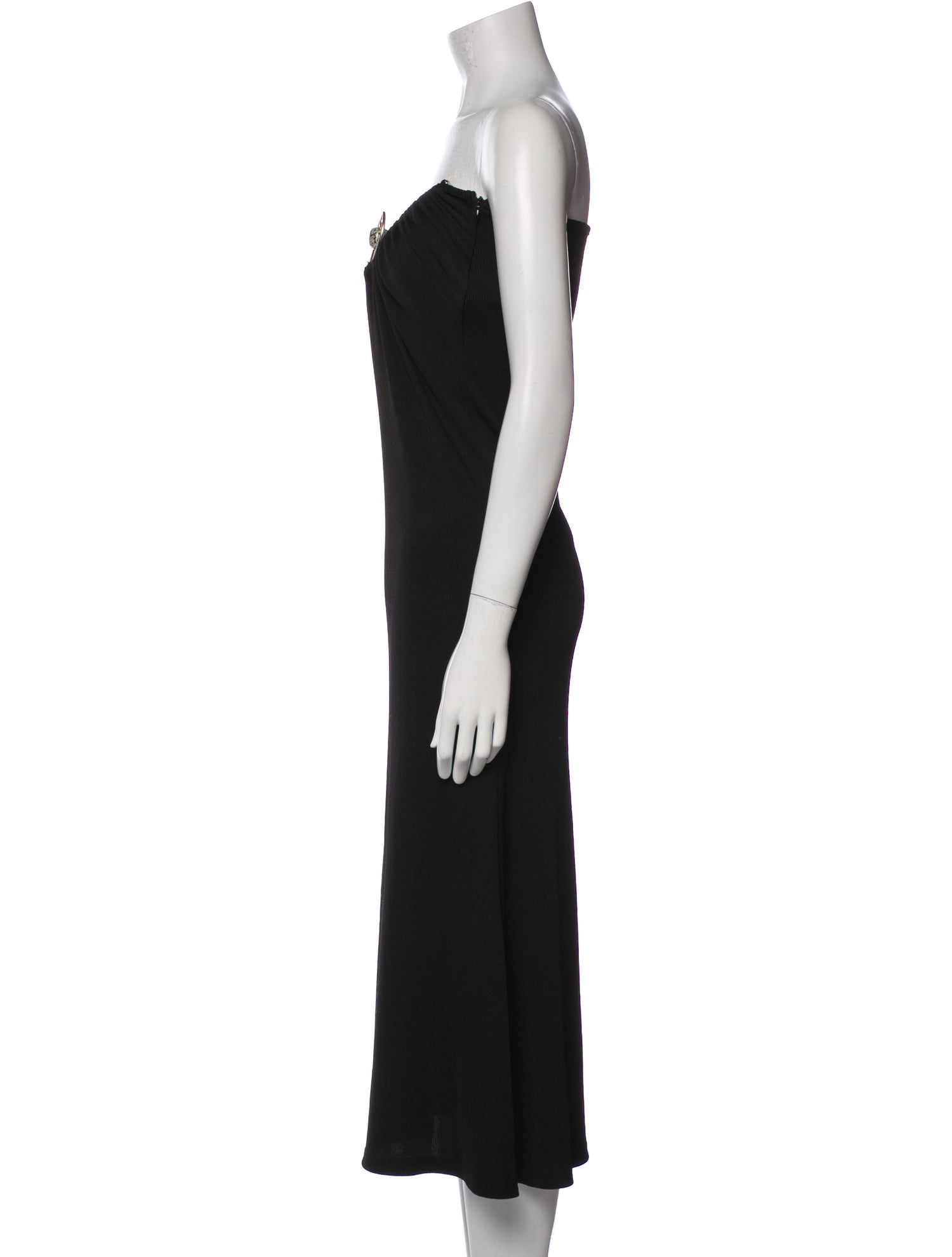 Christopher Esber Strapless Midi Length Dress