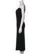 Christopher Esber Strapless Midi Length Dress