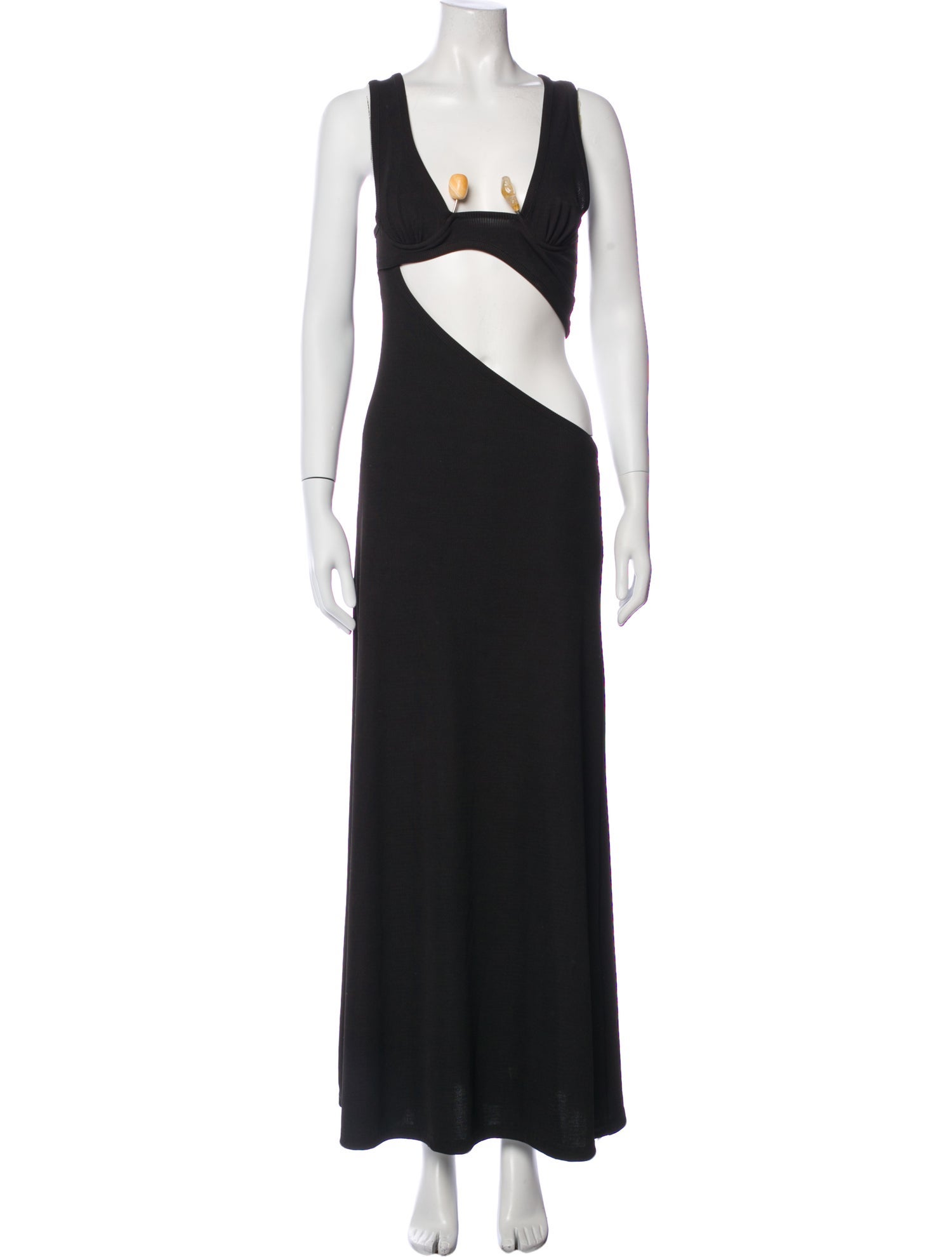 Christopher Esber Square Neckline Long Dress