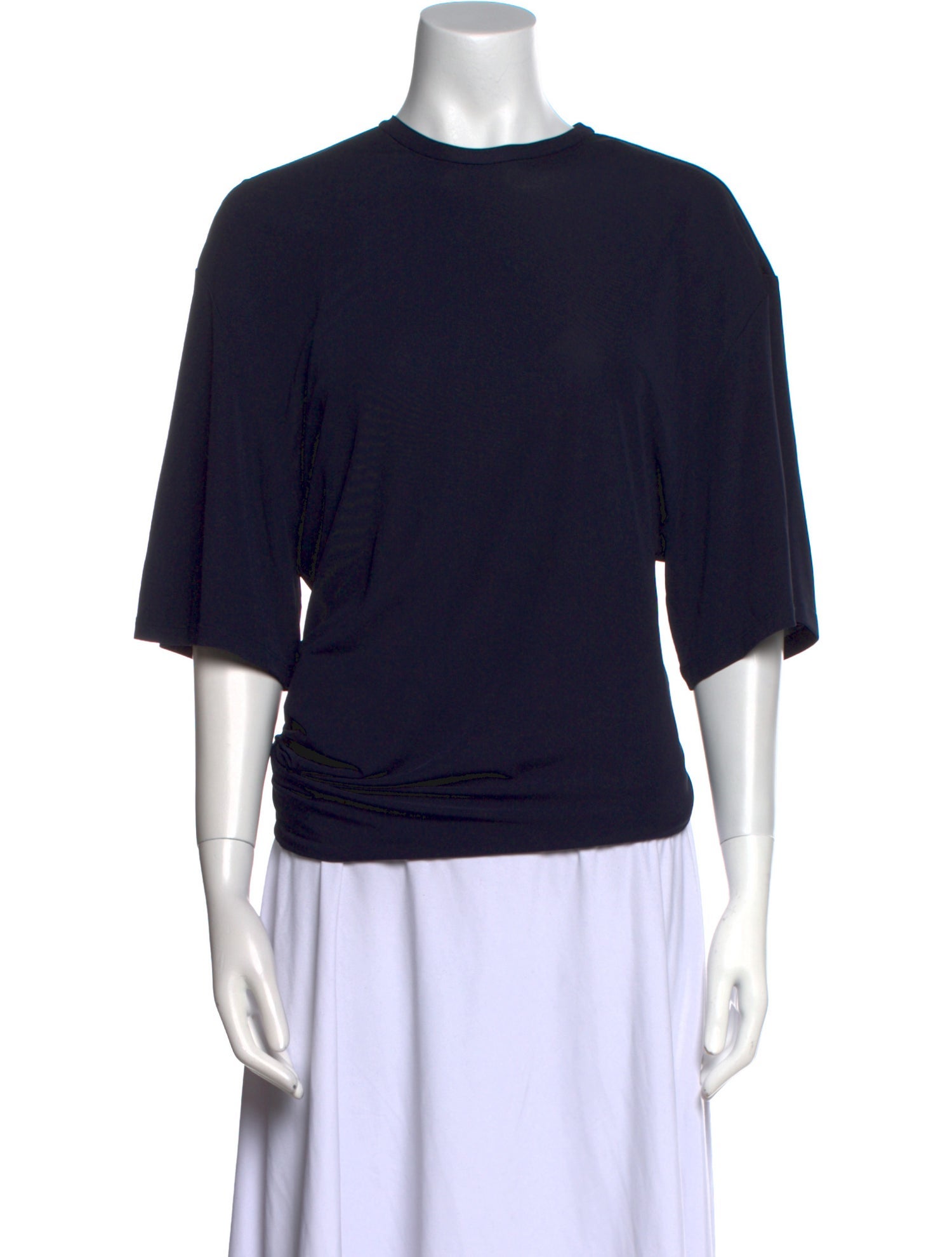 Christopher Esber Crew Neck Three-Quarter Sleeve Top