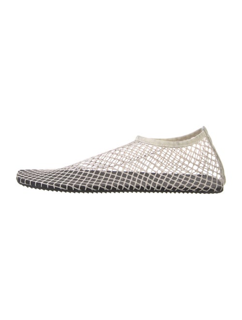 Christopher Esber Mesh Leather Trim Embellishment Flats