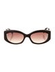 Christopher Esber Round Gradient Sunglasses