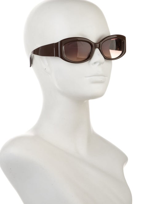 Christopher Esber Round Gradient Sunglasses