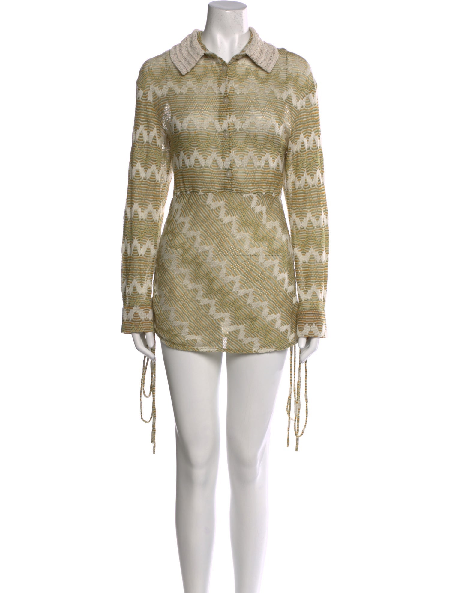 Christopher Esber Printed Mini Dress