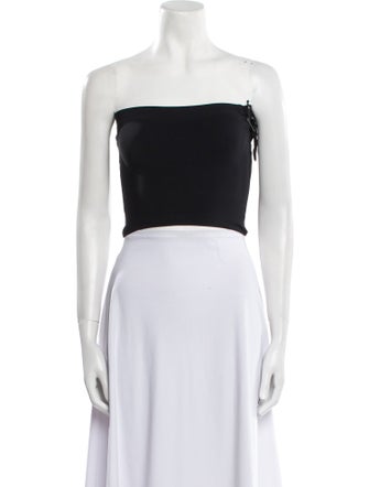 Christopher Esber Strapless Crop Top