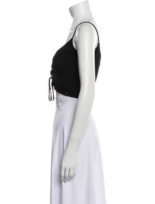Christopher Esber Square Neckline Sleeveless Crop Top