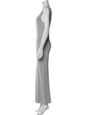 Christopher Esber Plunge Neckline Long Dress
