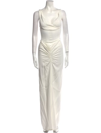 Christopher Esber Cowl Neck Long Dress