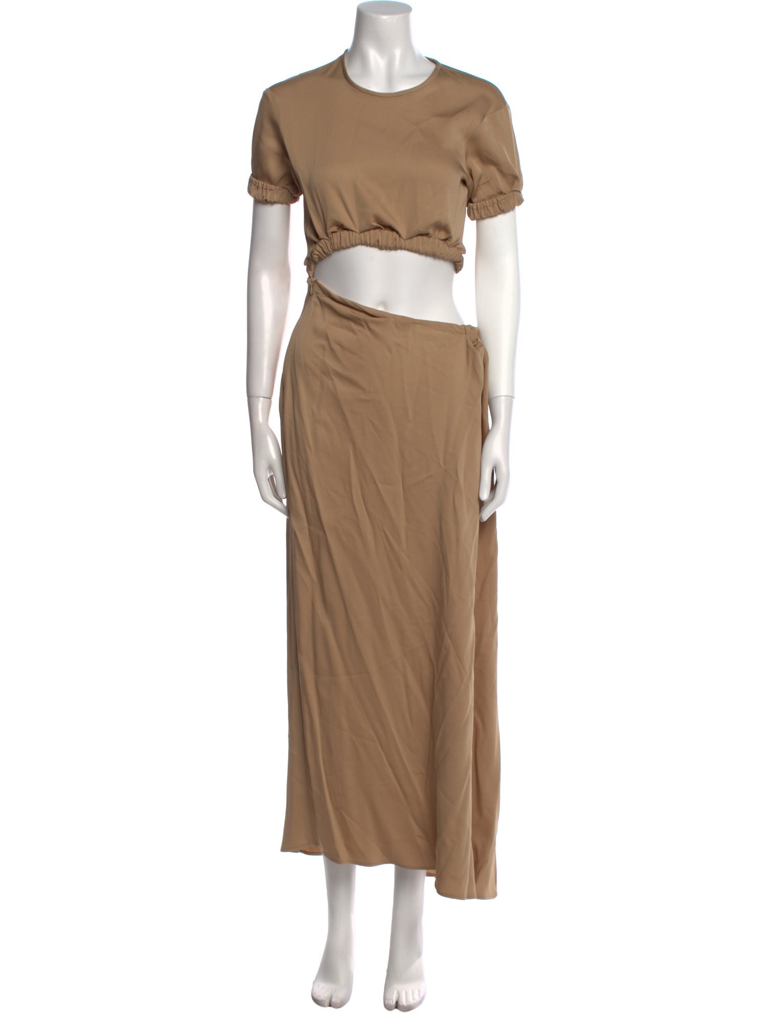 Christopher Esber Crew Neck Long Dress