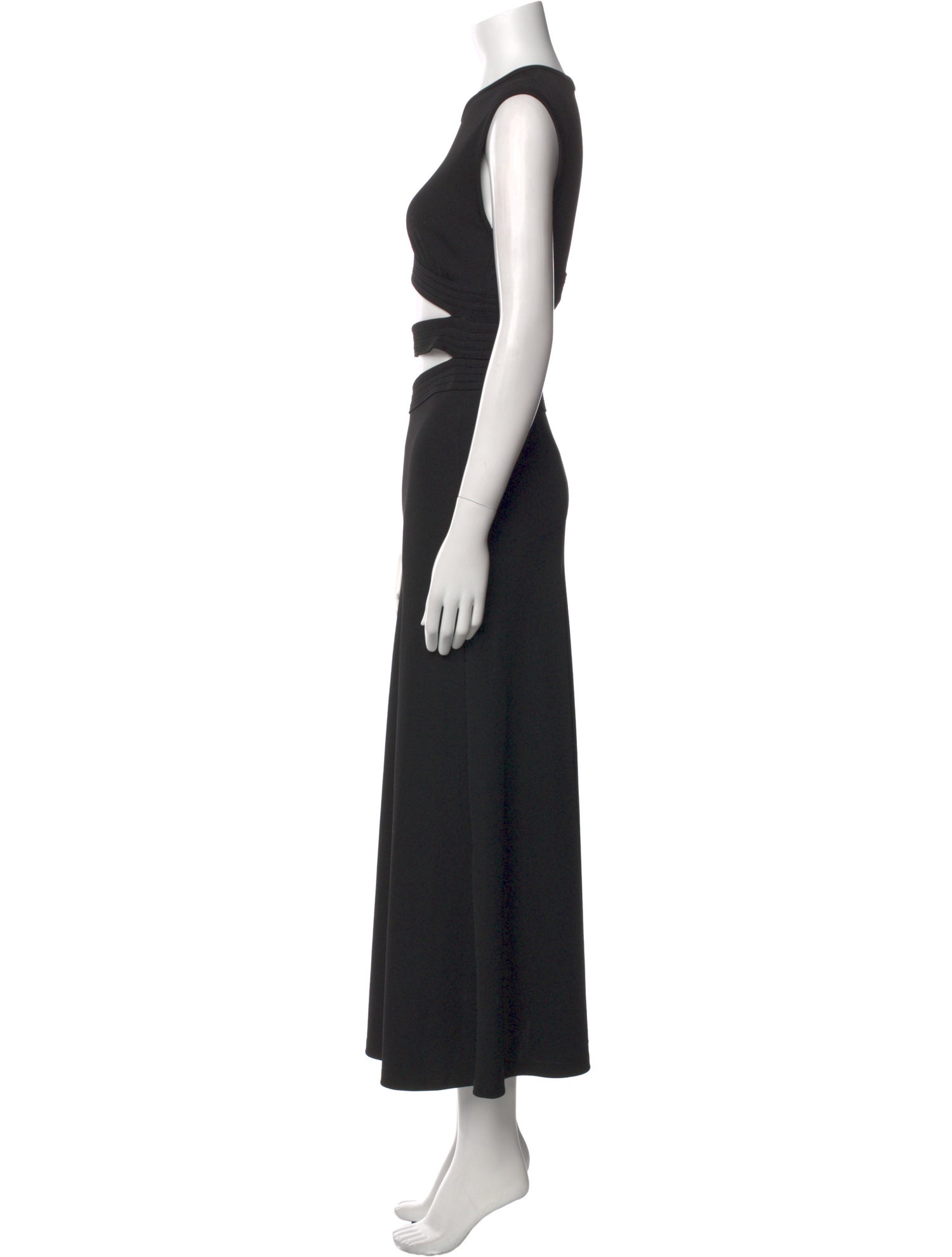 Christopher Esber Crew Neck Long Dress