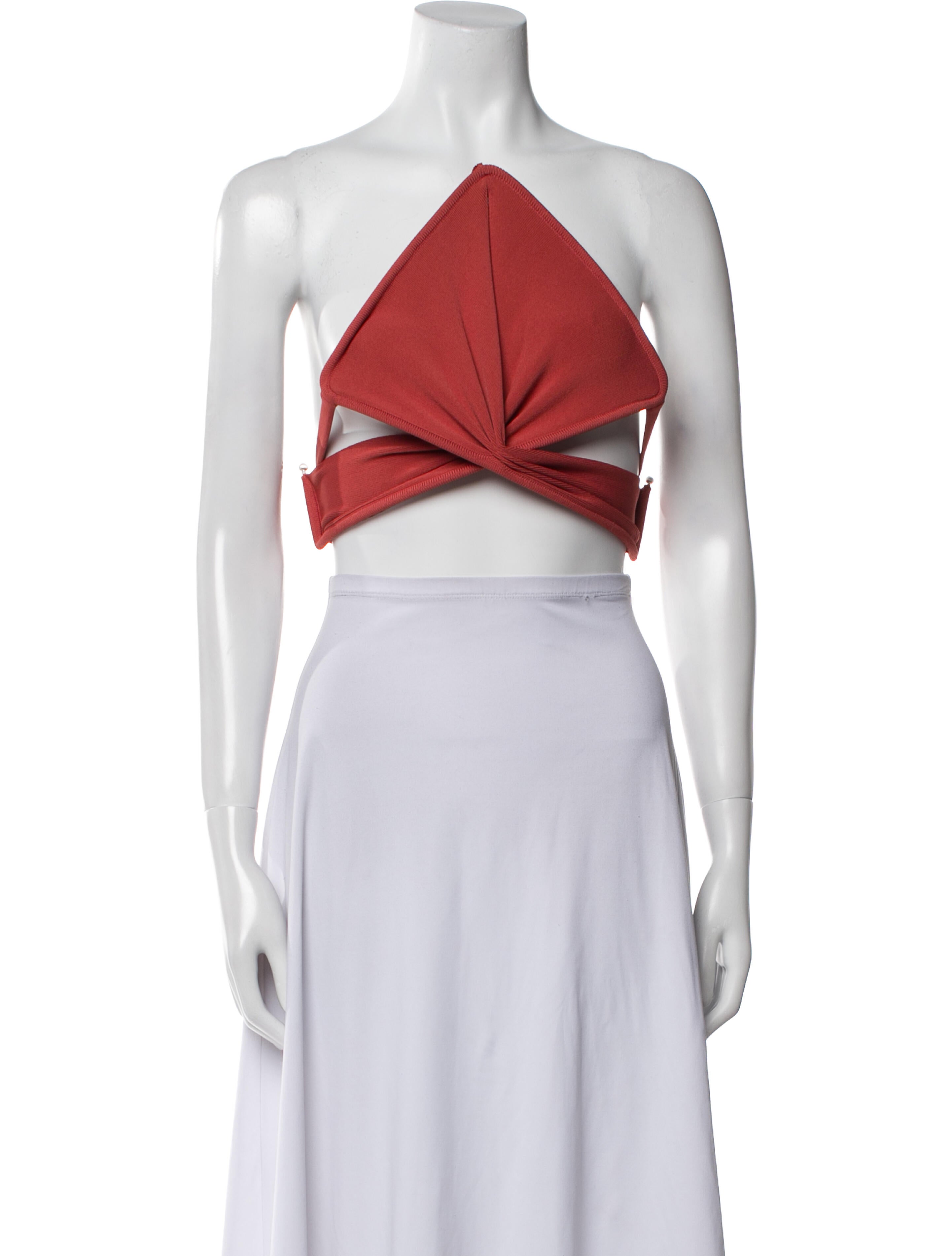 Christopher Esber Strapless Crop Top w/ Tags