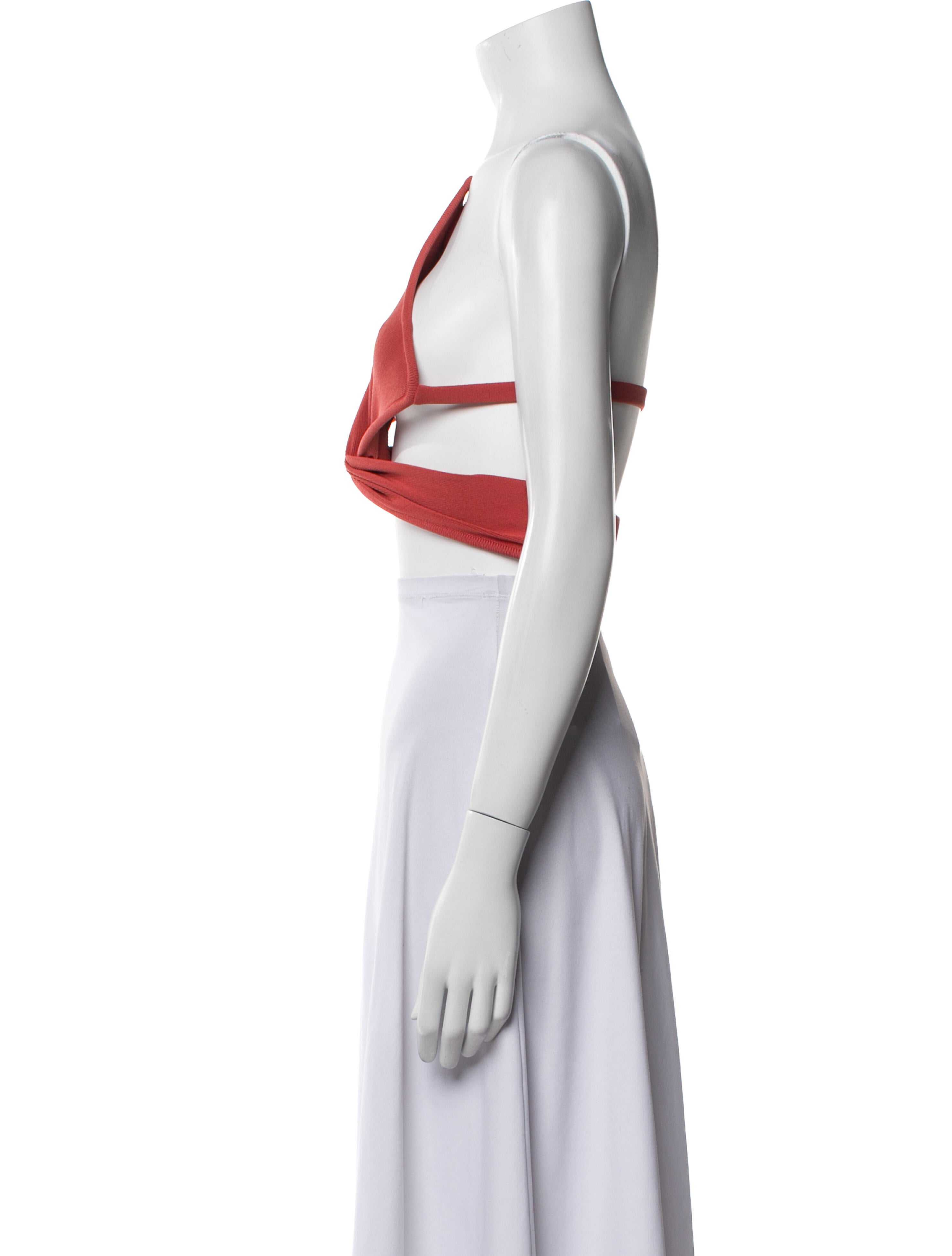 Christopher Esber Strapless Crop Top w/ Tags