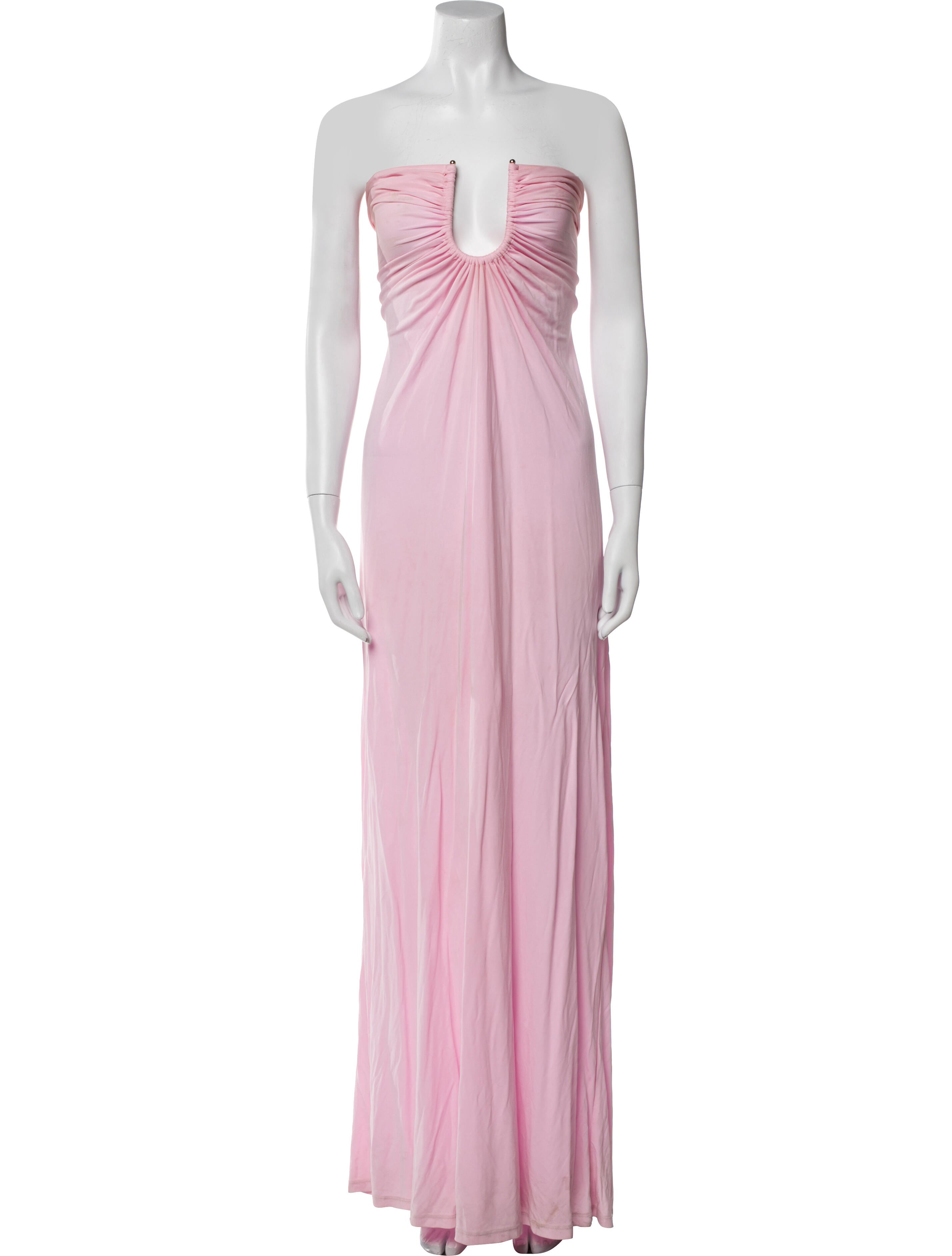 Christopher Esber Strapless Long Dress