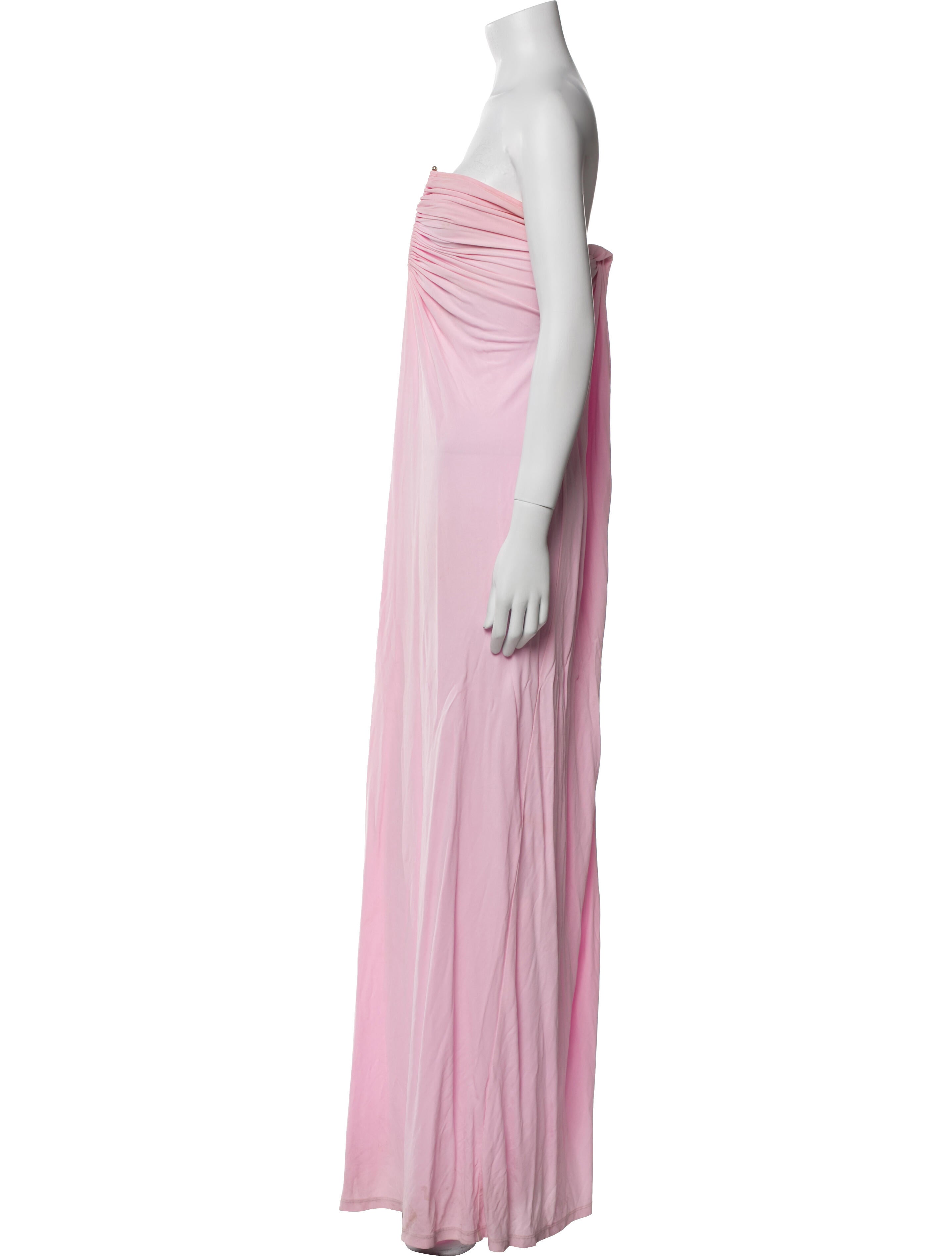 Christopher Esber Strapless Long Dress