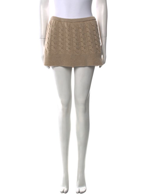Christopher Esber Wool Mini Skirt