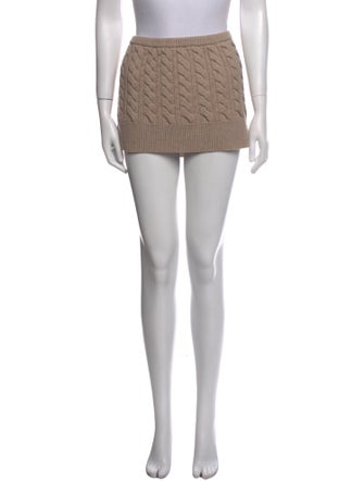 Christopher Esber Wool Mini Skirt