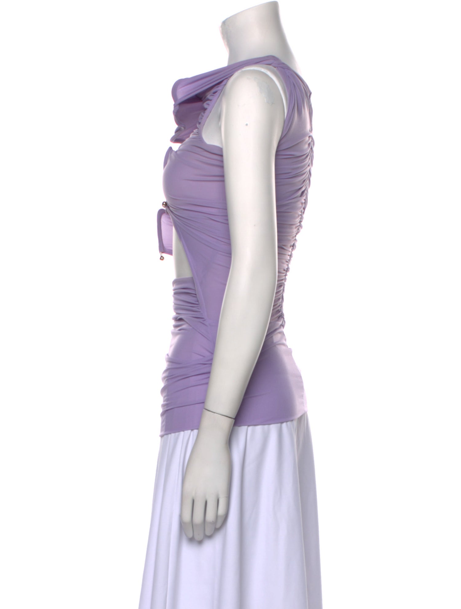 Christopher Esber Cowl Neck Sleeveless Top