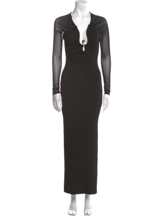 Christopher Esber V-Neck Long Dress