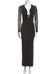 Christopher Esber V-Neck Long Dress