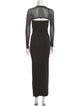 Christopher Esber V-Neck Long Dress