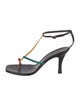 Christopher Esber Leather T-Strap Sandals