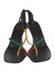 Christopher Esber Leather T-Strap Sandals