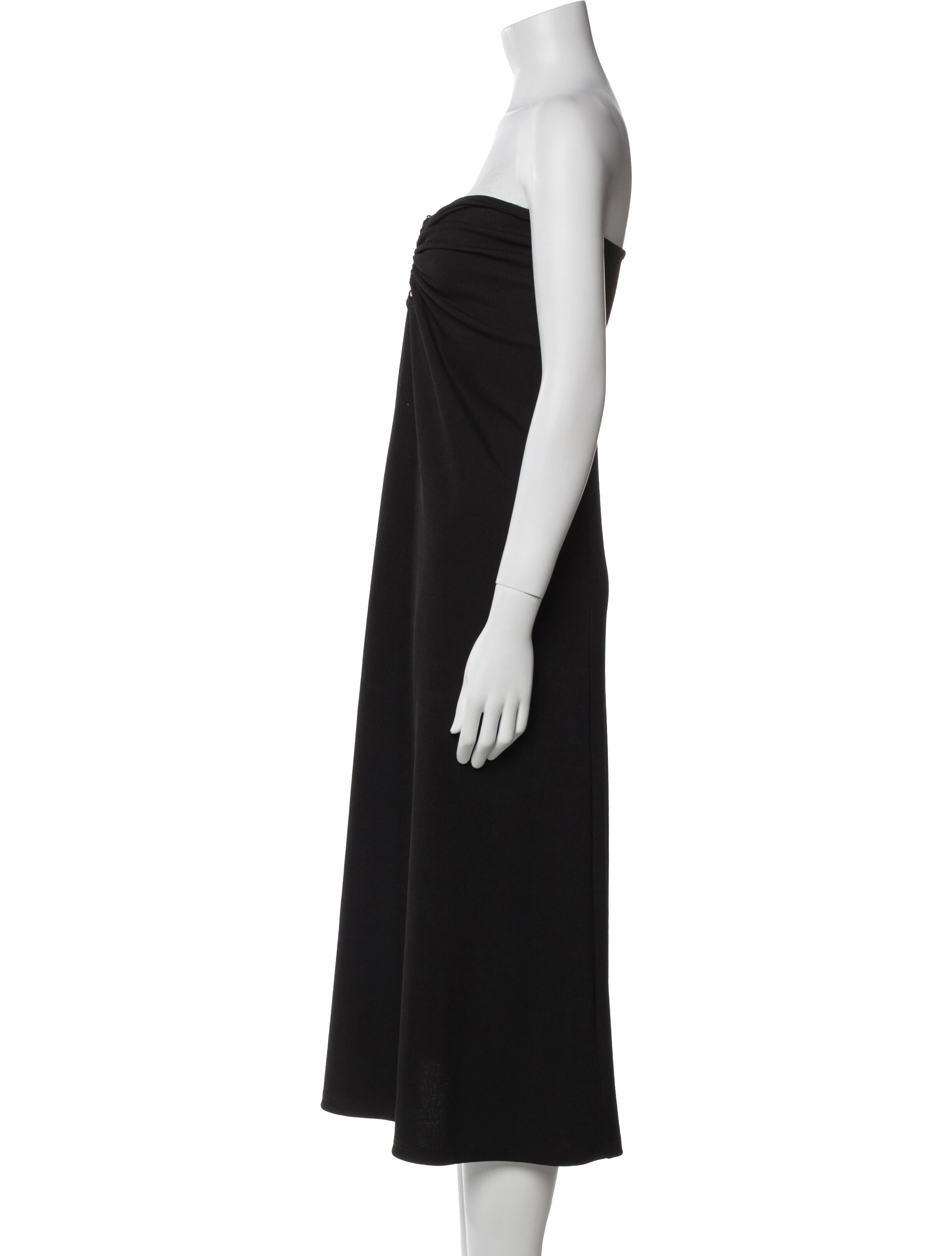 Christopher Esber Strapless Knee-Length Dress