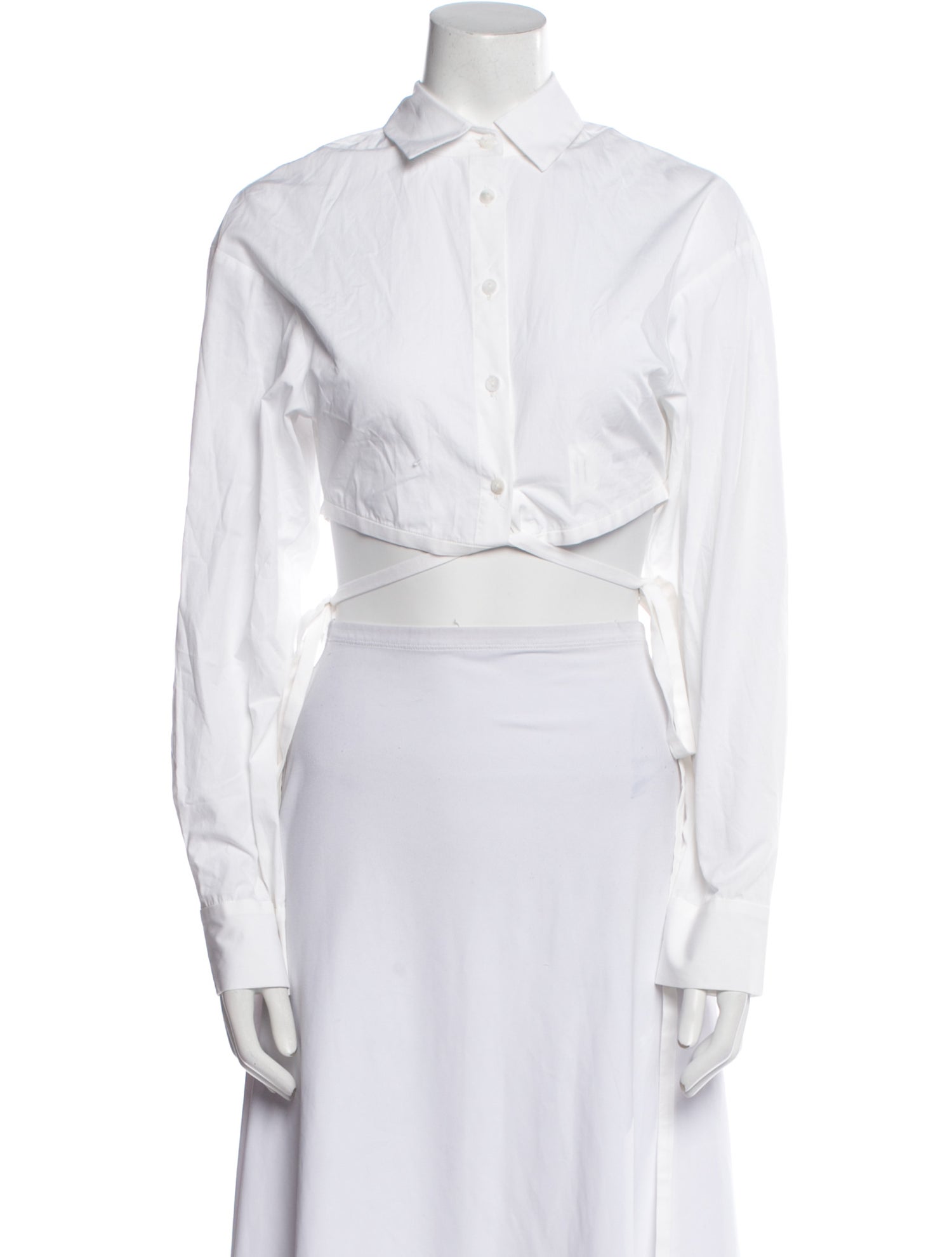 Christopher Esber Long Sleeve Crop Top w/ Tags