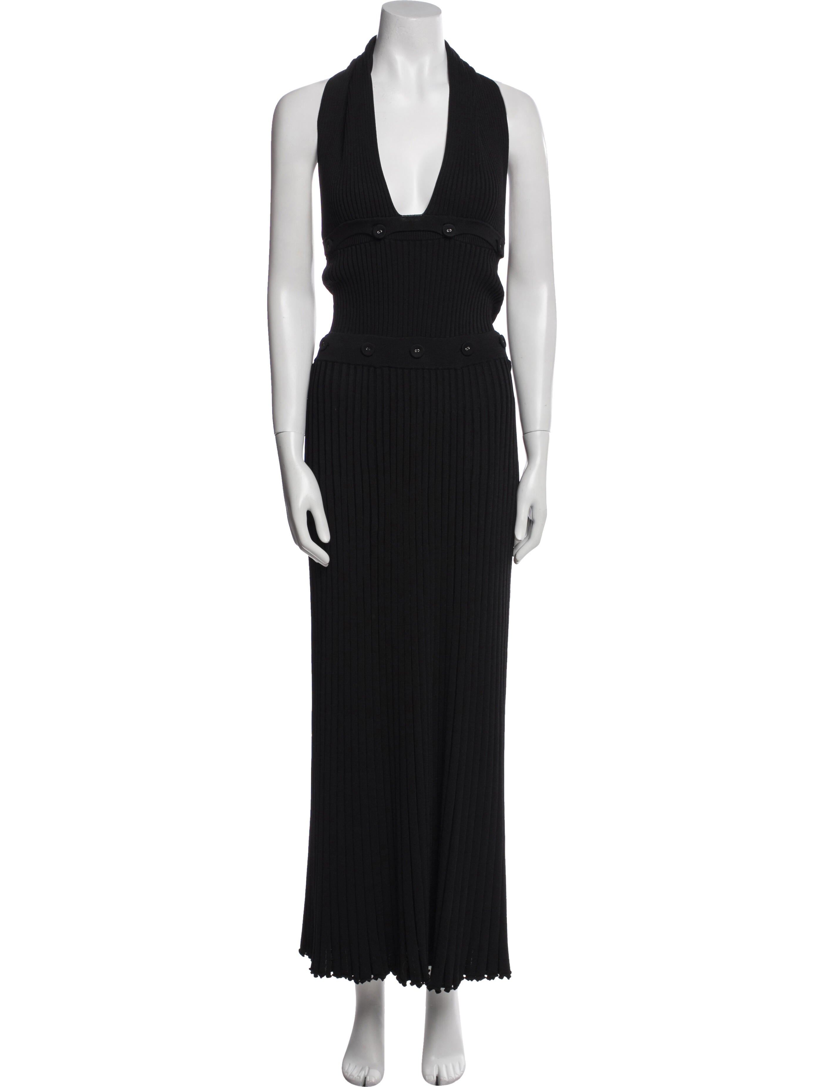 Christopher Esber Halterneck Knee-Length Dress