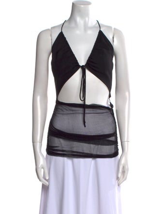 Christopher Esber V-Neck Sleeveless Top