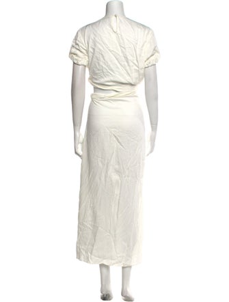 Christopher Esber Cowl Neck Long Dress