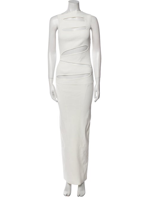 Christopher Esber Bateau Neckline Long Dress