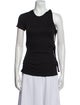 Christopher Esber Scoop Neck Short Sleeve Top