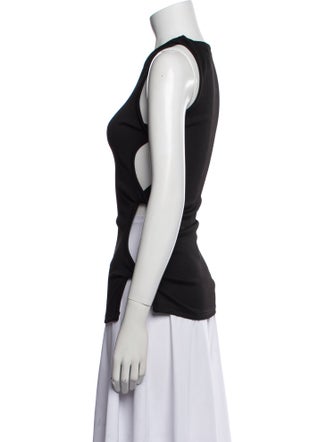 Christopher Esber Scoop Neck Short Sleeve Top