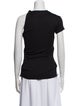 Christopher Esber Scoop Neck Short Sleeve Top