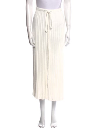 Christopher Esber Pleated Accents Midi Length Skirt