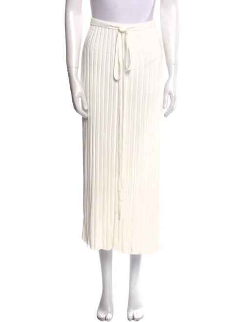 Christopher Esber Pleated Accents Midi Length Skirt